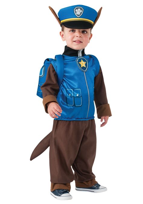 chase toddler costume|paw patrol chase costume.